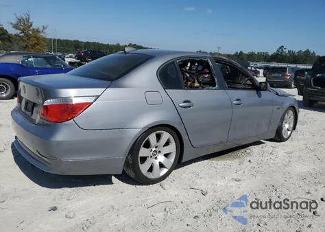 2007 BMW 530 I из США, поврежденный, VIN WBANE73547CM49498